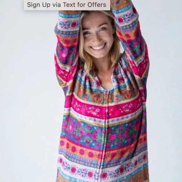 Natural Life Fleece Onesie Pajamas xl- fun, cozy, colorful - Picture 6 of 10